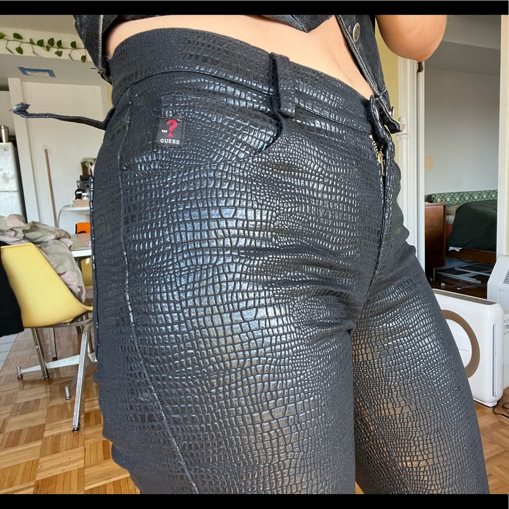 Guess Jeans faux snakeskin - vintage 90s